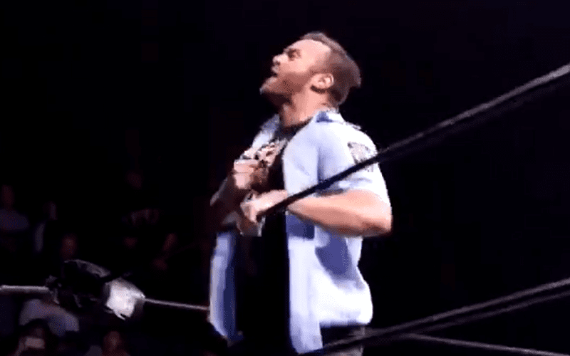 NWA Champion Nick Aldis Invades ROH Event