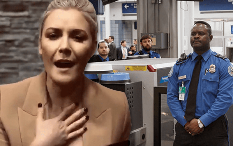 Renee Young Has Issues With Airport Security