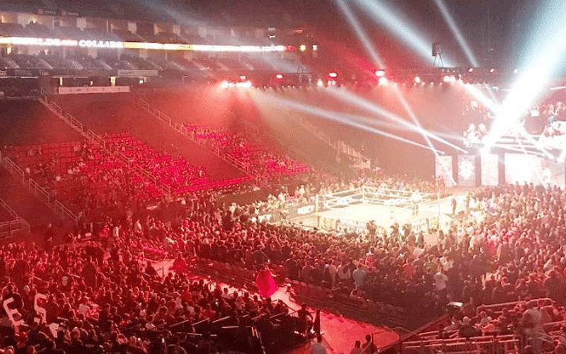 Crowd Shot Of WWE Worlds Collide They’re NOT Showing On Television
