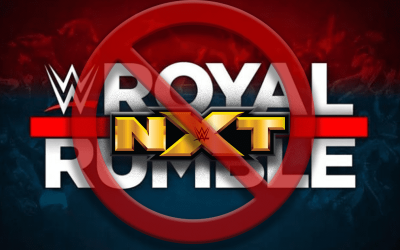 WWE Not Planning To Include NXT In Royal Rumble Event