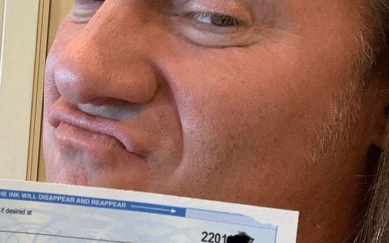 Chris Jericho Shows Off Amount Of Recent Royalty Check