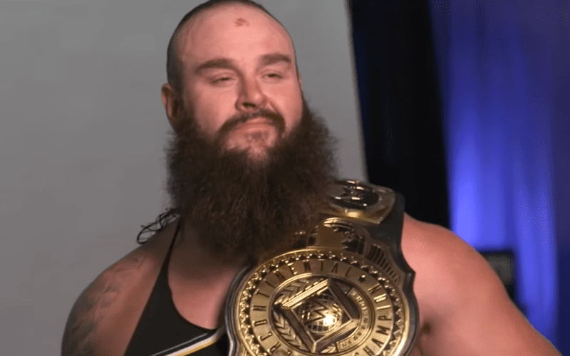 Braun Strowman’s Official WWE Photoshoot Following 1st Singles Title Win