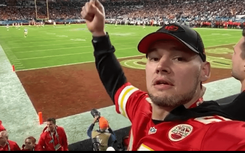 King Corbin Celebrates Chiefs Super Bowl LIV Win