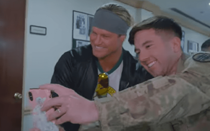 WATCH WWE Superstars Visit U.S Military Troops In Saudi Arabia