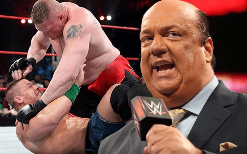 Paul Heyman Sends Message To John Cena From Brock Lesnar