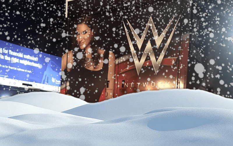 WWE Production Trucks Have Issues In Winter Weather Before Raw