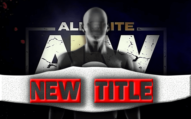 AEW Announces New ‘TNT Championship’ Title