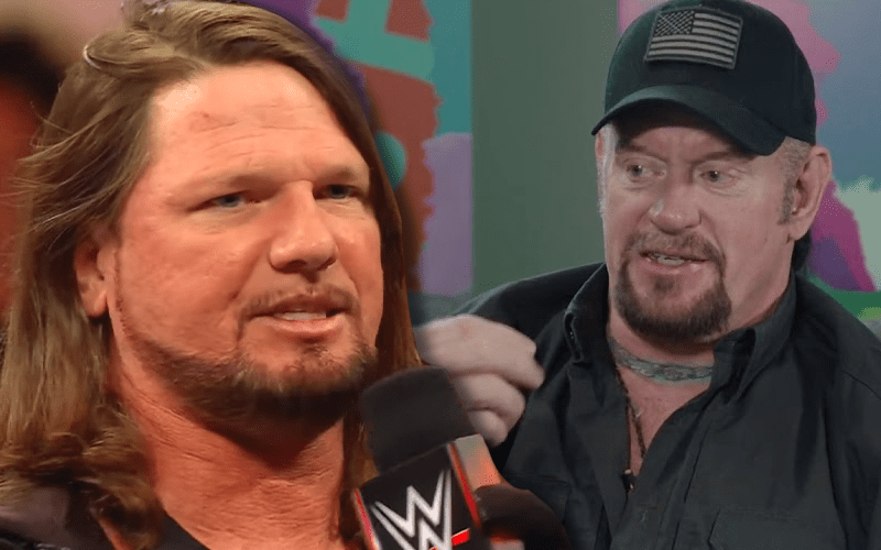 Former WWE Referee Not A Fan Of AJ Styles Calling Undertaker By His Real Name On WWE RAW