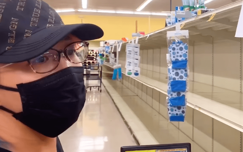 Asuka Reveals Video Trying To Grocery Shop During COVID-19 Pandemic
