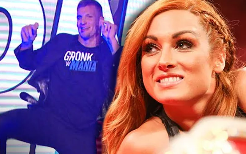 Becky Lynch Reacts To Rob Gronkowski’s Dancing WWE Debut