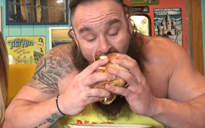 Watch Braun Strowman Destroy Massive Burger In Beauty vs Beef Challenge