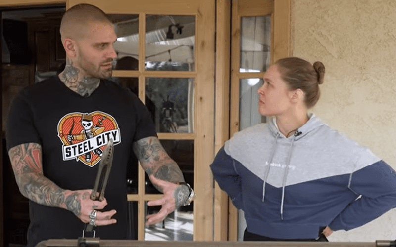 Ronda Rousey & Corey Graves Grill Out In New Video