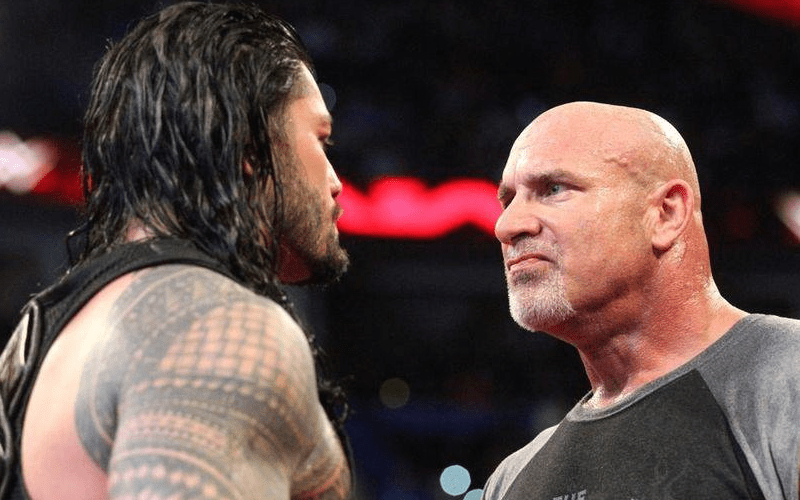Goldberg Says He Will Rip Roman Reigns’ Face Off At WWE WrestleMania