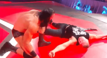 WATCH Brock Lesnar Tell Drew McIntyre To ‘Take The Belt’ During WWE RAW