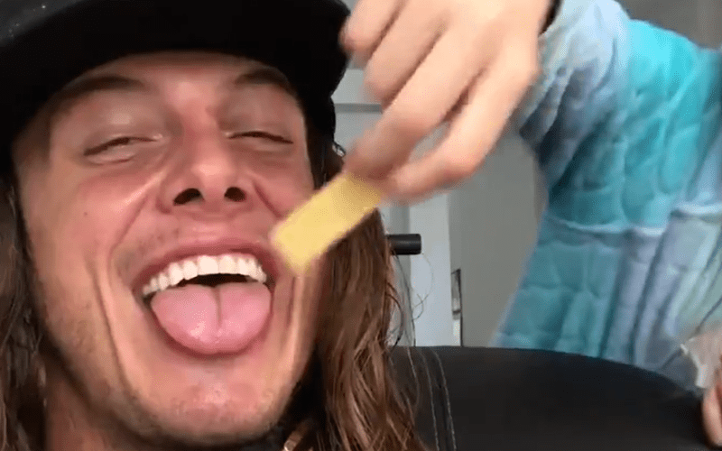 Matt Riddle’s Daughter Feeds Him Juicy Fruit During Isolation Update