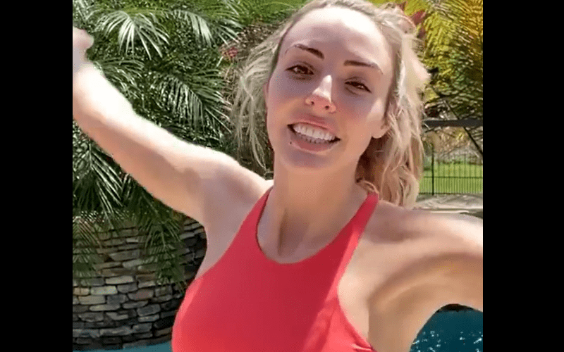 Watch Shawn Spears Push Peyton Royce In The Pool After Workout Video