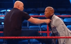 Steve Austin Apologizes To Byron Saxton For Kicking Him In The Nuts On WWE RAW