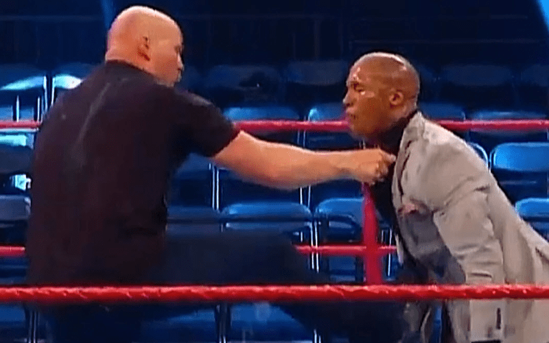 Steve Austin Apologizes To Byron Saxton For Kicking Him In The Nuts On WWE RAW