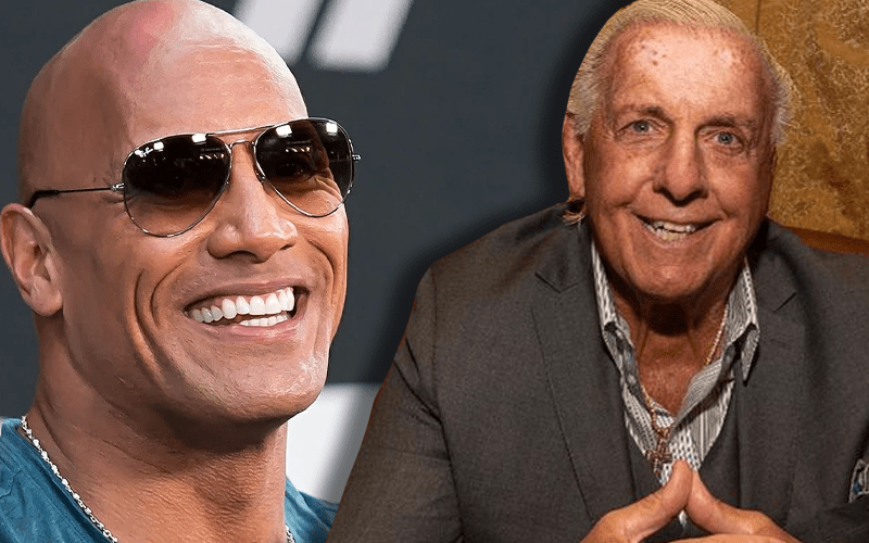 WWE & The Rock Talking To Ric Flair About Biopic