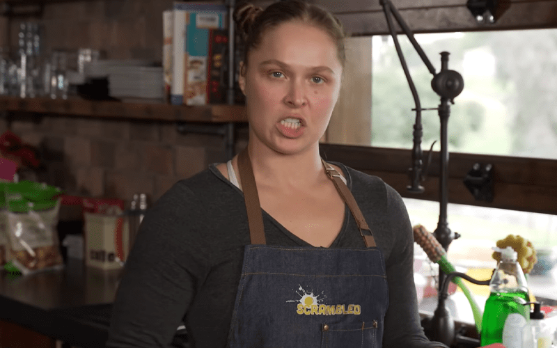 Ronda Rousey Makes Pickling Fun In Her Quarantine Kitchen