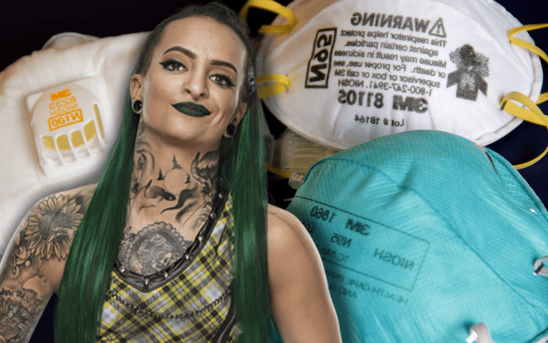Ruby Riott Helping Charity Collect Coronavirus PPE Donations