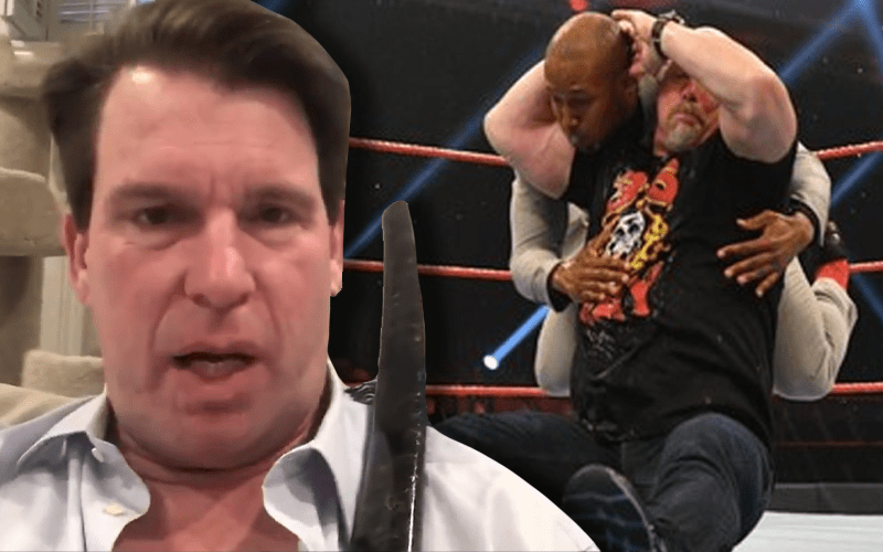 JBL Gives Update On Byron Saxton While Holding A Big Sword