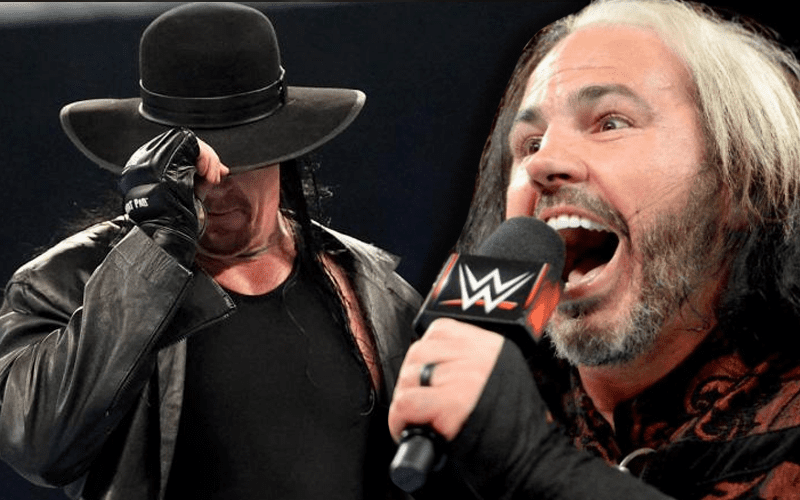 Matt Hardy Wanted The Undertaker To Appear During Free The Delete Finale