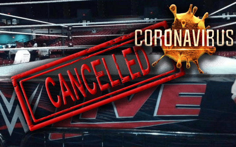 WWE Live Event Cancelled Due To Coronavirus