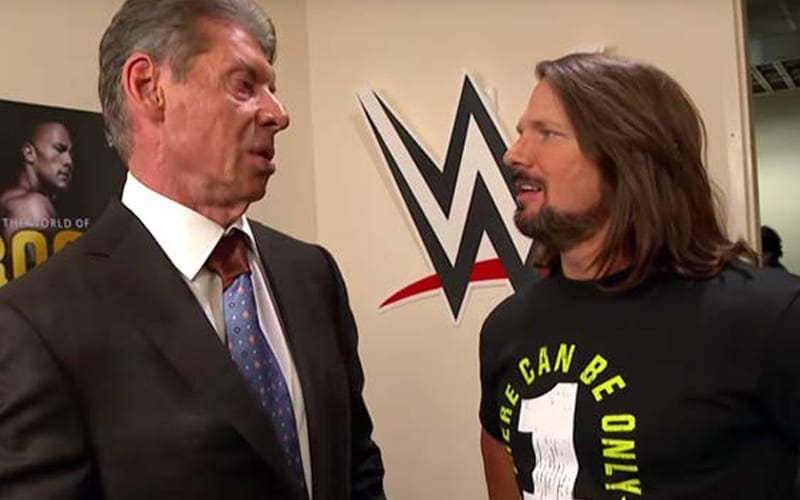 AJ Styles Reveals Eye-Opening Meeting With Vince McMahon After Signing With WWE