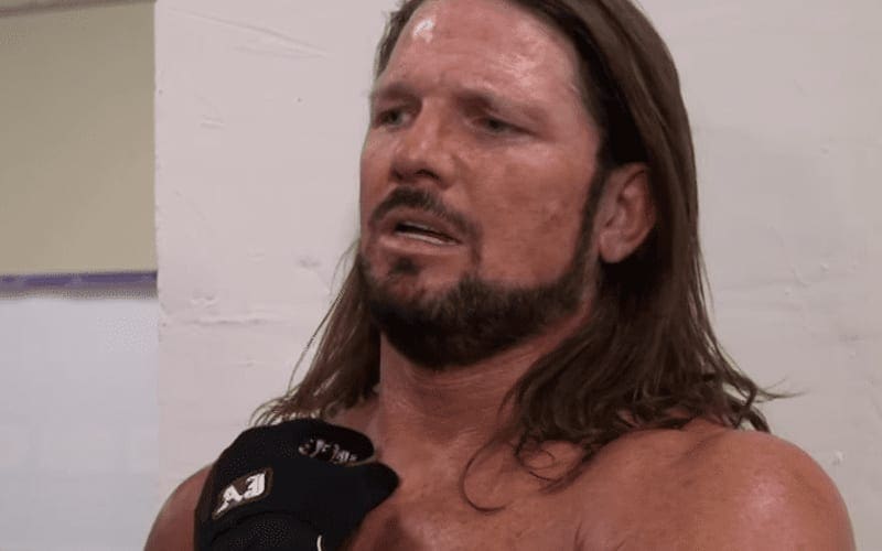 AJ Styles Doesn’t Understand Why People Are Burying WWE