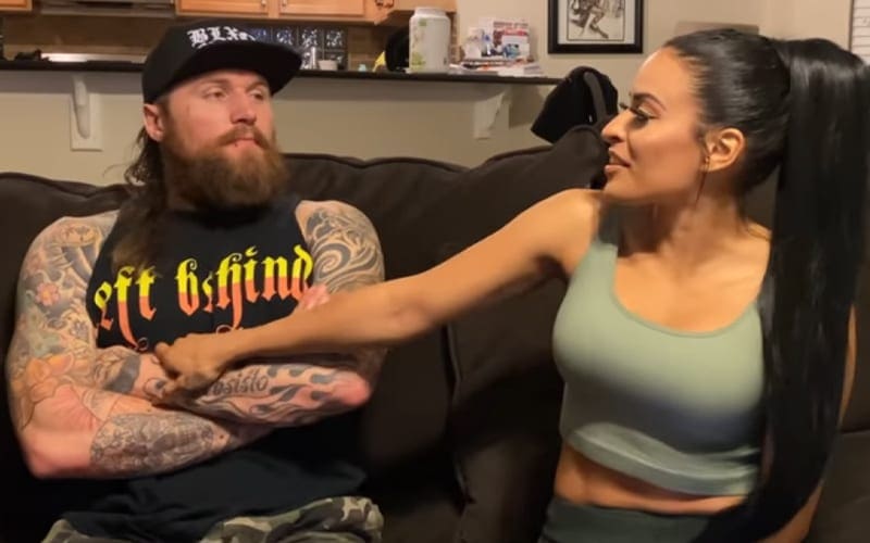 Aleister Black Has Hilarious Reaction To Zelina Vega Remembering How They First Met