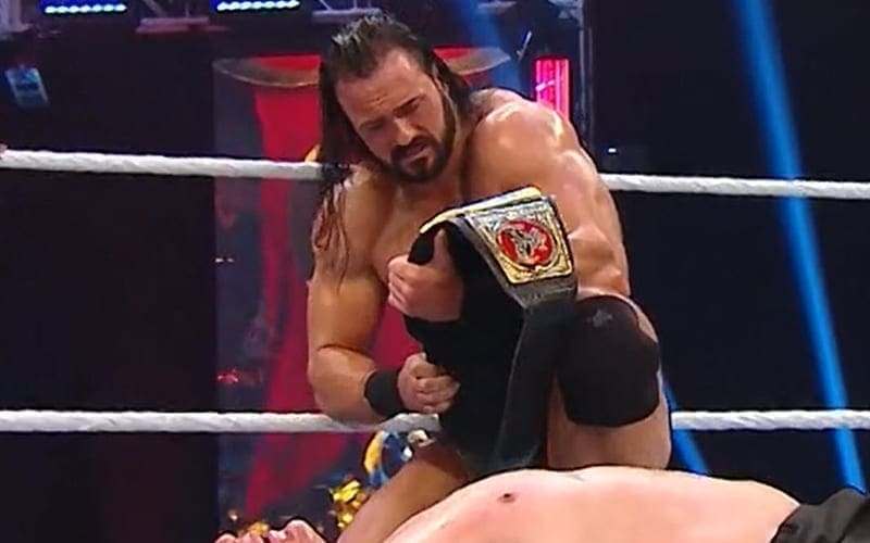 Drew McIntyre Reflects On Winning WWE Title At WrestleMania 36