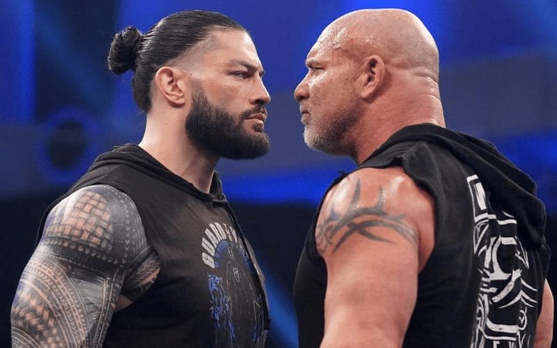 Roman Reigns vs Goldberg Could Be Coming For Elimination Chamber