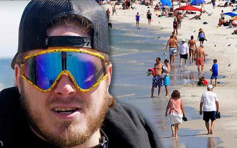 Joey Janela Rips On Florida After Re-Opening Beaches & Calling WWE Essential