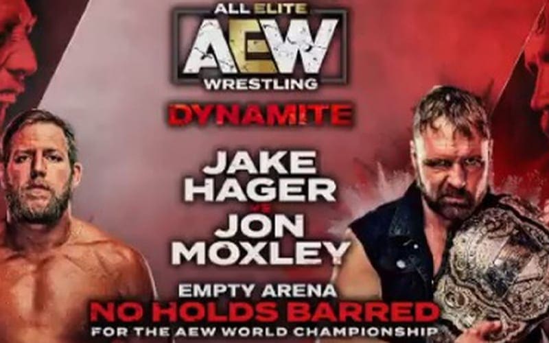 Big Talk About Jon Moxley vs Jake Hager Coming Out Of AEW Television Tapings