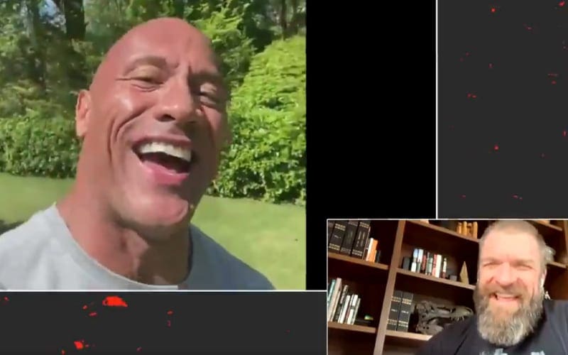 WATCH The Rock Surprise Triple H With Unexpected Tribute
