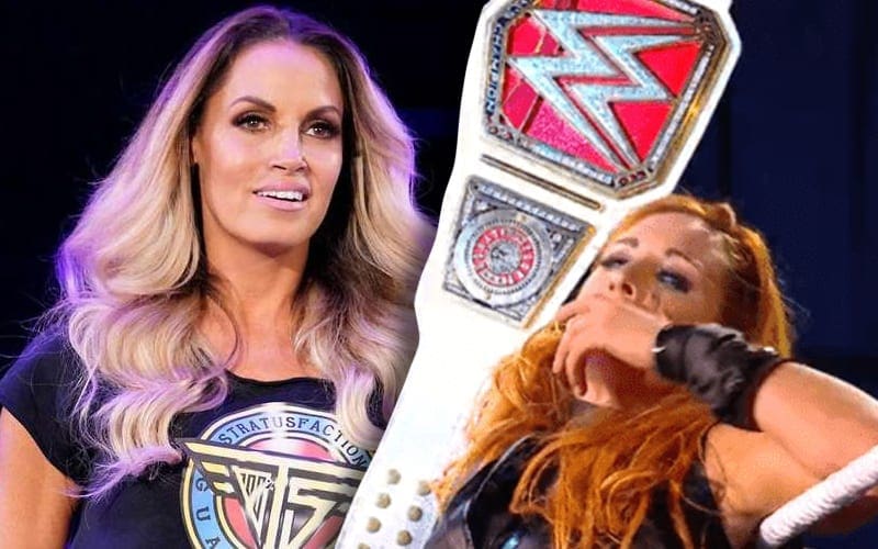 Becky Lynch Shares Impressive Statistic With Trish Stratus After WrestleMania 36