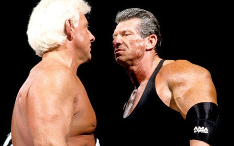 Ric Flair Reveals Why Vince McMahon Got Emotional Before Their Street Fight In WWE