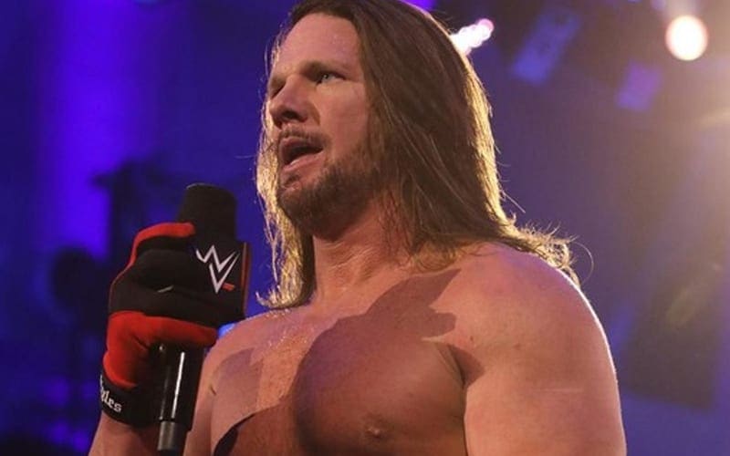 AJ Styles Says WWE Wasted His Television Return