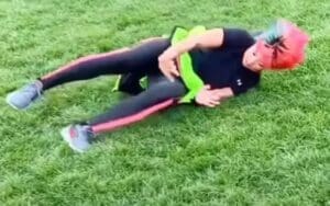 Asuka Almost Rolls In Dog Poop During Very Unique Money In The Bank Workout