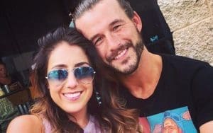 Britt Baker & Adam Cole Pose With AEW Women’s Title