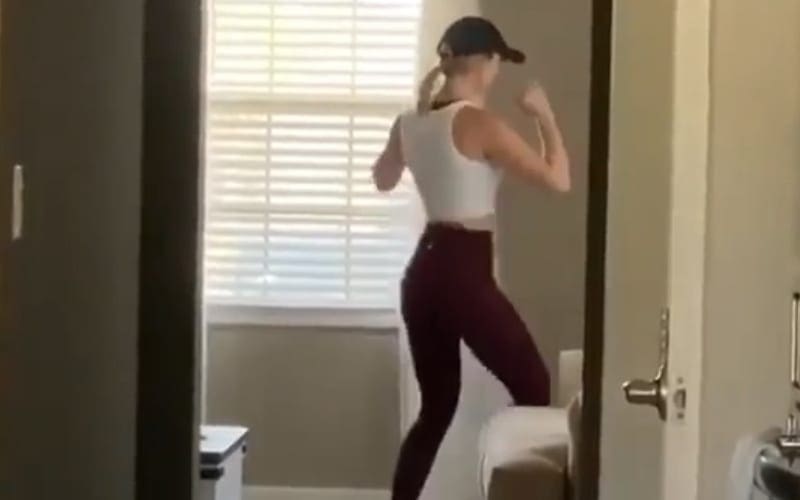 Peyton Royce BUSTED By Shawn Spears Filming TikTok Dance Video