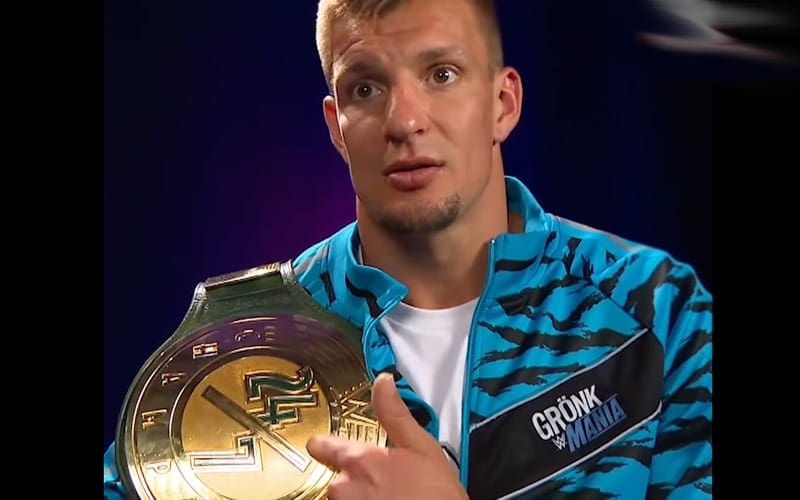 Rob Gronkowski Ready To Defend WWE 24/7 Title In NFL