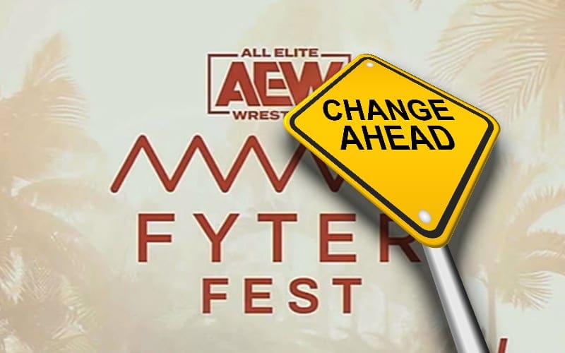 AEW Fyter Fest Title Match Could Be Changed