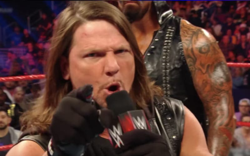 AJ Styles Was Furious When WrestleMania Was Moved To WWE Performance Center