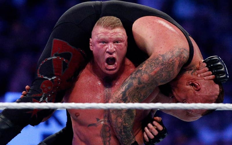 The Undertaker Considers Brock Lesnar WrestleMania Loss ‘Passing The Torch’ Like Hulk Hogan & Andre The Giant