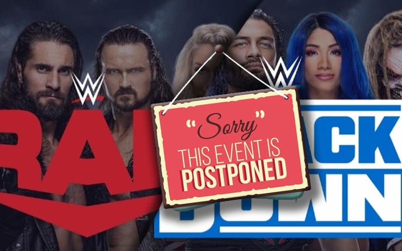 WWE Calls Off Portion Of Television Tapings