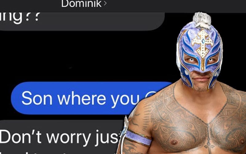 Rey Mysterio Shares Concerning Text Conversation With Son Dominik Before WWE RAW