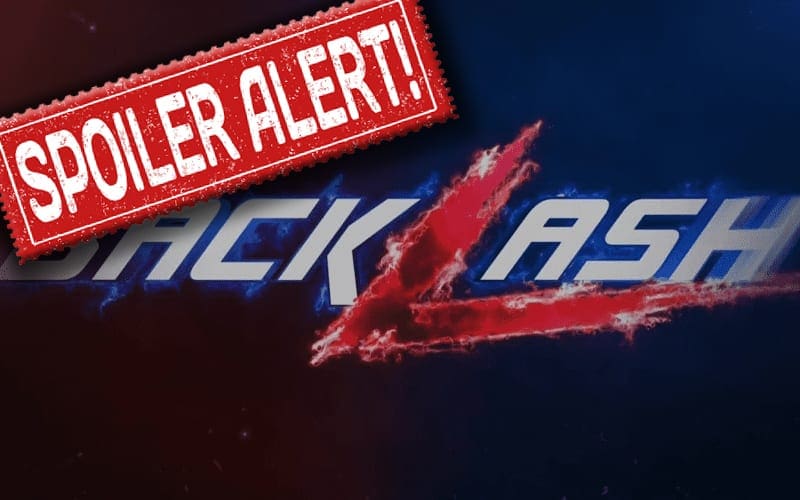 WWE Taped Big Backlash Match In Advance