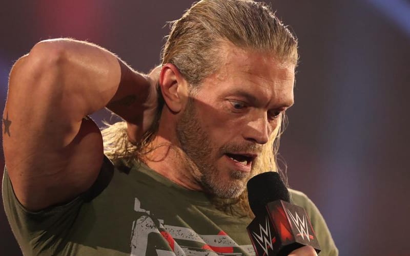 Edge Says Injury Recovery Is Going Slower Than He Thought It Would